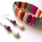 set cu howlite colorate 44266