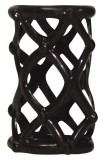 Manson negru din silicon. 6 cm lungime, diametru 3 cm (extensibil) Orgasm Wonder