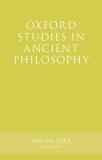 Oxford Studies in Ancient Philosophy, Volume 63