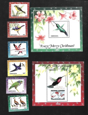 grenada pasari mnh foto
