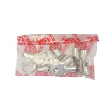 Papuc pentru cablu din cupru fi 10 mm, sectiune nominala 40 mm2, a 10 mm, b 10.3 mm, 10 buc - Breckner Germany