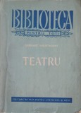 Teatru Gerhart Hauptmann, Editura de Stat 1958, Colectia BPT, Carte Beletristica, Romana, 379 pagini