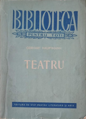 TEATRU-GERHART HAUPTMANN foto