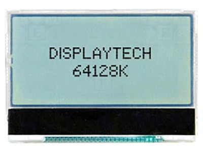 LCD grafic 128x64 LED 58,2x41,7x8,5mm foto