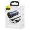 Incarcator Auto cu Cablu USB-C Baseus Golden Contactor Pro Dual, 40W, 3A, 2 x USB-A, Gri TZCCJD-A0G
