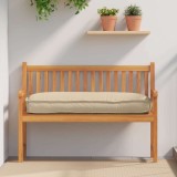 VidaXL Pernă pentru șezut / spătar din paleți Bej 120 x 50 x 12 cm