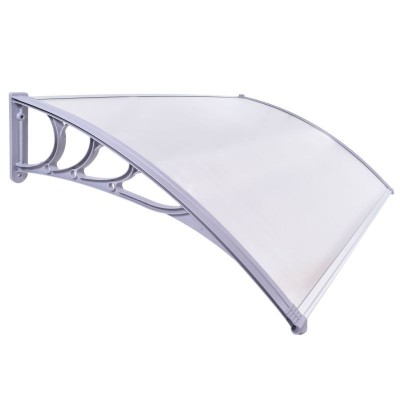 Copertina fixa, 120x80 cm, policarbonat transparent, cadru gri, accesorii montaj incluse foto