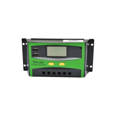Regulator tensiune pentru panou solar 30A 12V/24V 2X port USB Cod: BK87460 Automotive TrustedCars foto