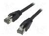 Cablu patch cord, Cat 8.1, lungime 1m, S/FTP, LOGILINK - CQ8033S