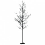 Copac cu flori de cireș cu LED, 672 LED-uri alb calde, 400 cm