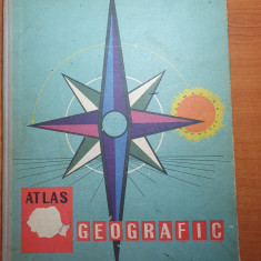 atlas geografic pentru clasele 3-4- a - din anul 1964