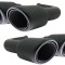 Ornamente Evacuare Porsche Cayenne 92A V6 (05/2010-09/2014) GTS Design Matte Black Performance AutoTuning