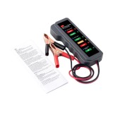 Tester de alternator si baterie/acumulator Carguard, afisare LED, pentru autoturisme/camioane, tensiune 12v