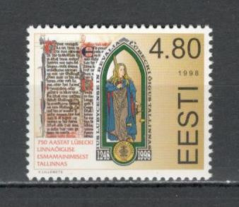 Estonia.1998 750 ani judecarea lui Lublin la Tallin-Miniatura SE.82 foto