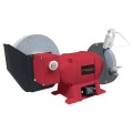 Polizor Banc Worcraft 250W Uscat/Umed, Discuri 150x20x12.7mm si 200x40x20mm, Protectie Scantei, Carcasa Metal