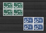 ROMANIA 1963 - IMPADURIREA, BLOCURI DE 4 VALORI, MNH - LP 573, Nestampilat