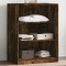 vidaXL Dulap, stejar fumuriu, 77x48x102 cm, lemn prelucrat 840825