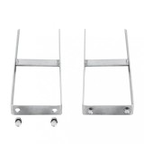 vidaXL Țăruși de sol pentru gard din WPC, 2 buc., 40 cm, oțel 49080