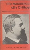 Titu Maiorescu Critice Literatura Romana Clasica Eseistica Editura Eminescu 1978 Carte De Colectie