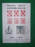 Bloc filatelic comemorativ Hamburg&ndash;L&uuml;beck 1859&ndash;1979, ediția Kiel 1981 &ndash;A45