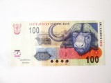 Rara! Africa de Sud 100 Rand 2005 in stare foarte buna,bancnota din imagini la cel mai mic pret