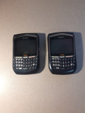 2 telefoane Blackberry 8700, defecte, Negru, Orange
