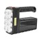 Lanterna Edman Spotlight, rezistenta la apa, cu baterie 1200 mAh, 1400 lumeni, incarcare solara, Negru