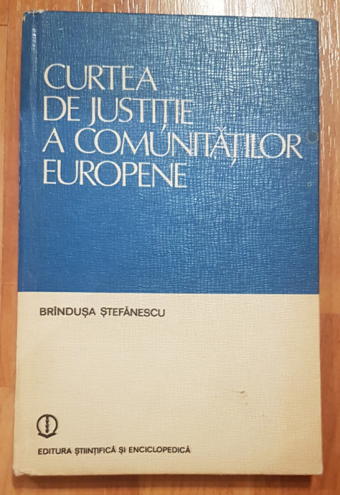 Curtea de justitie a comunitatilor europene de Brindusa Stefanescu