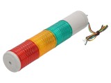 Coloană de Semnalizare LED Roşu/Ambră/Verde 24V