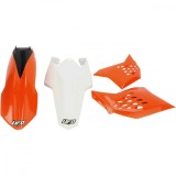 Kit plastice KTM EXC 2011, portocaliu/alb, culoare OEM Cod Produs: MX_NEW KTKIT512999