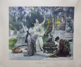 Alois Hans Schram (1864-1919) - Gheise decorand templul lui Buddha