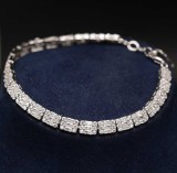 Bratara din Argint Jagged Baguette ARG370, Argintboutique