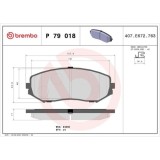 Placute frana Suzuki Grand Vitara I (Ft Ht) 03.98-08.08, Grand Vitara I Open Off-Road Vehicle (Gt) 03.98-09.05, Grand Vitara 2 (Jt Te Td) 04.05-, Xl7, BREMBO