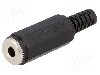 Conector jack, Jack 3,5mm, 3 contacte, mama, SCHURTER - 4832.3300