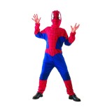 Costum carnaval spiderman pentru copii, 9-10 ani (marime 130/140 cm)