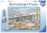 Construction at the Airport 100 PC Puzzle
