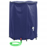 Rezervor Apa Pliabil 1350L Gossi, PVC, Albastru/Negru/Verde, Robinet + Furtun, Gradina, Camping
