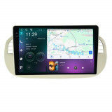 Navigatie dedicata cu Android Fiat 500 2007 - 2015, gri, 12GB RAM, Radio GPS