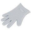Manusa de bucatarie cu degete Pufo Cook din silicon pentru gratar sau cuptor, 27 cm, gri
