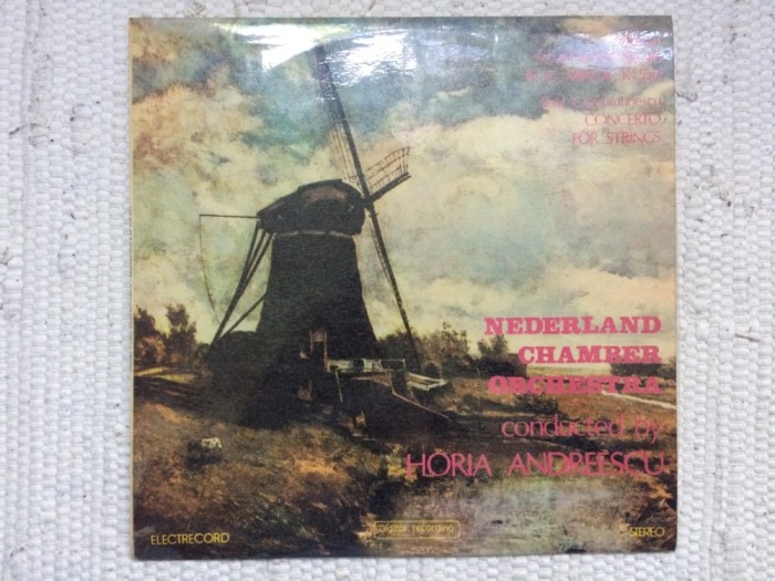 mozart nederland chamber orchestra symphony no 40 in g minor k. 550 concerto for strings disc vinyl lp muzica clasica