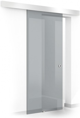 Usa culisanta Boss &amp;reg; 80x215 cm, sticla gri 8 mm, glisanta in ambele directii foto