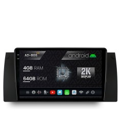 Navigatie 2K BMW E39 E53 E38, Android OS, S-Quadcore 4GB RAM + 64GB ROM, 9.5 Inch - AD-BGS90042K+AD-BGRKIT396 foto