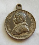 v975 MEDALIE PAPALA 1889 PAPA LEO XIII ROMA VATICAN BRONZ 29mm 10g STARE FOARTE FRUMOASA