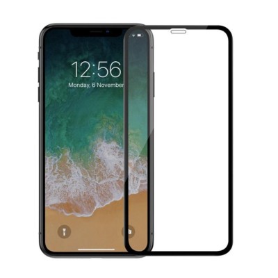 Folie Sticla Tempered Glass iPhone 11 Pro Max 6.5 Black 4D/5D Full Glue Fullcover foto