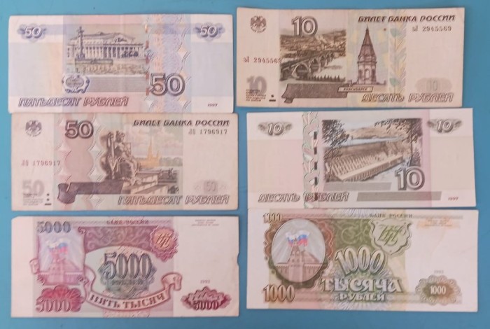 Bancnote Rusia și URSS