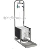 Dispozitiv cu perie igienizare incaltaminte, inox