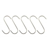 Cumpara ieftin Set 5 carlige pentru sunca, inox, Perfect Home