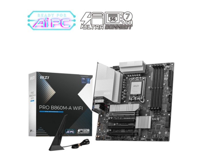 Placa de Baza MSI PRO B860M-A WIFI LGA 1851, 4x