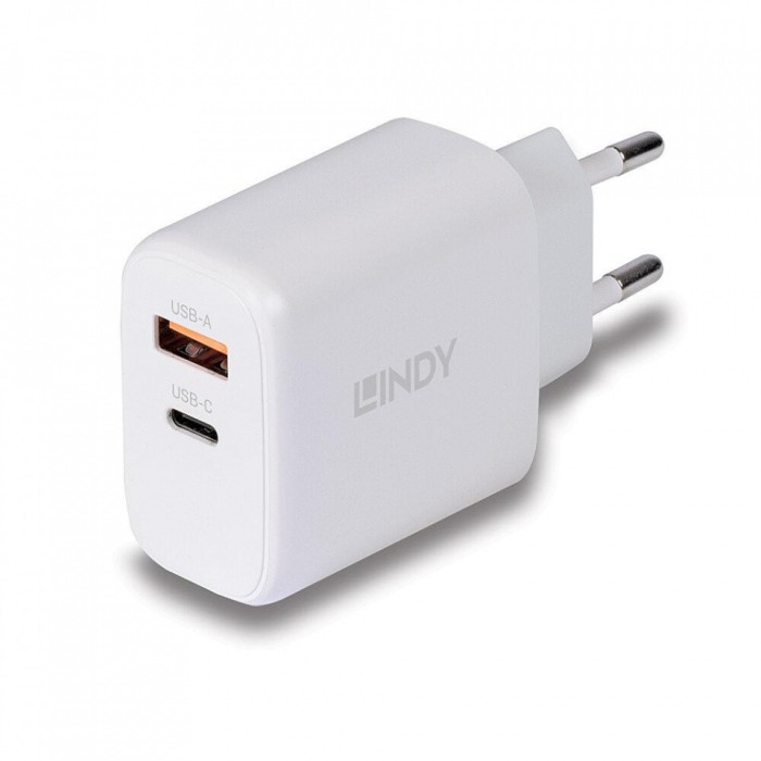 Incarcator Lindy USB Type-A &amp; C 65W