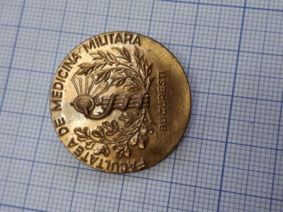 insigna Facultatea de medicina militara foto